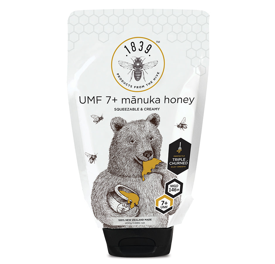 1839 Honey - Squeezable UMF 7+ Mānuka Honey