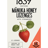 Soothing Mānuka Honey Lozenges - Strawberry