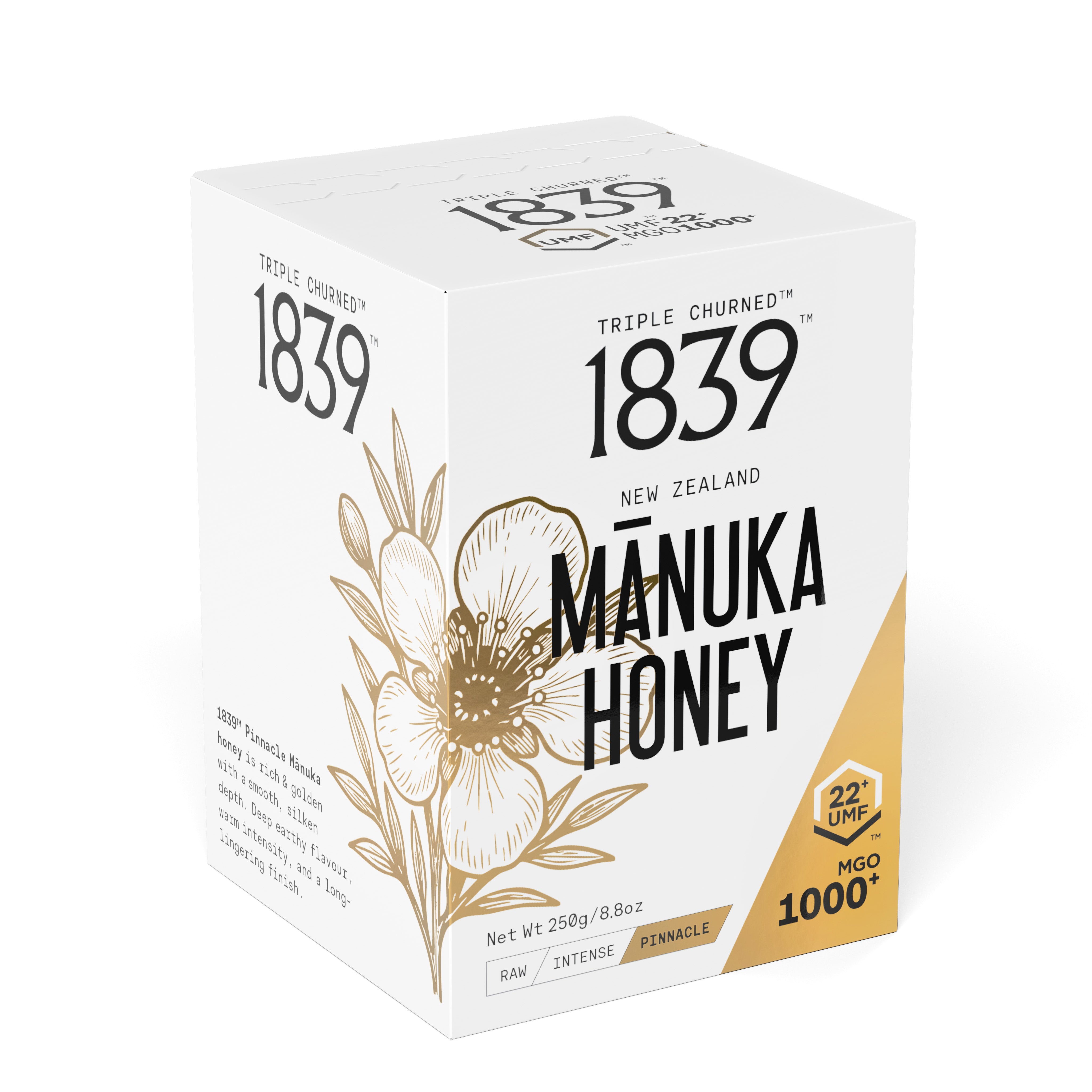 Pinnacle Raw Mānuka Honey UMF 22+ 250g