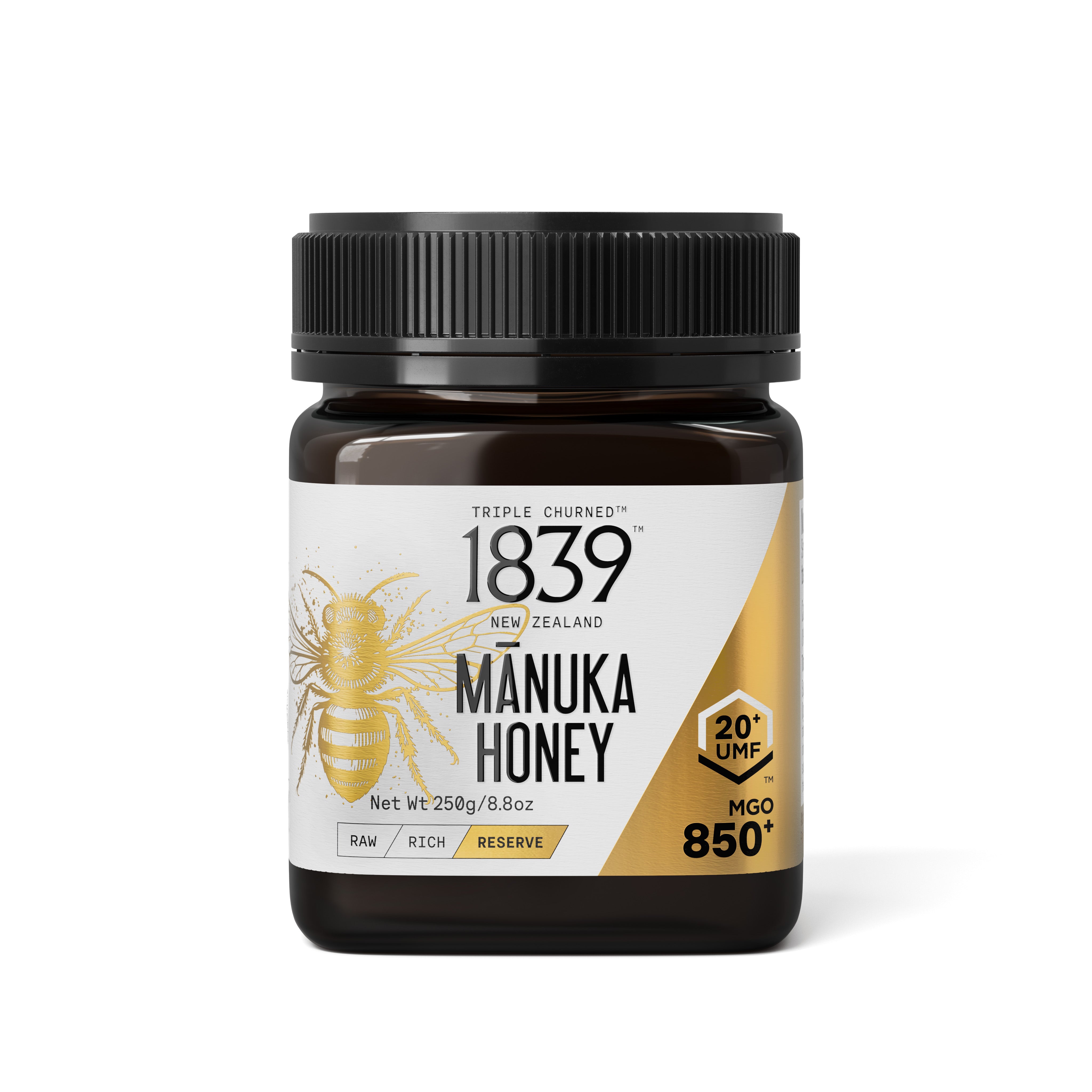 Reserve Raw Mānuka Honey UMF 20+ 250g | MGO 850 – 1839 Honey