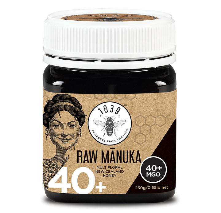 Raw Mānuka MGO 40+ Multifloral honey